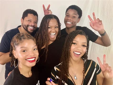 are chloe and halle related to beyonce|ski bailey parents.